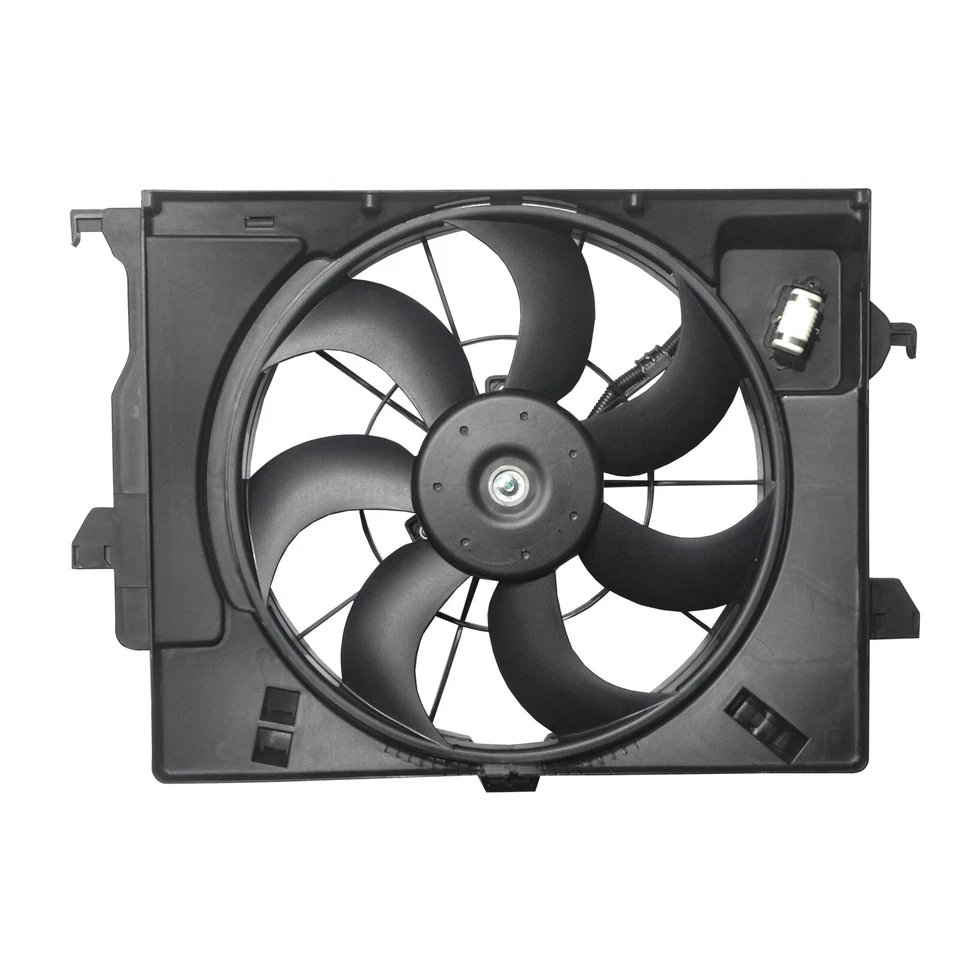 Вентилятор охлаждения радиатора в сборе для 2012-2017 Kia Rio Hyundai Accent Veloster - Изображение 2 из 4