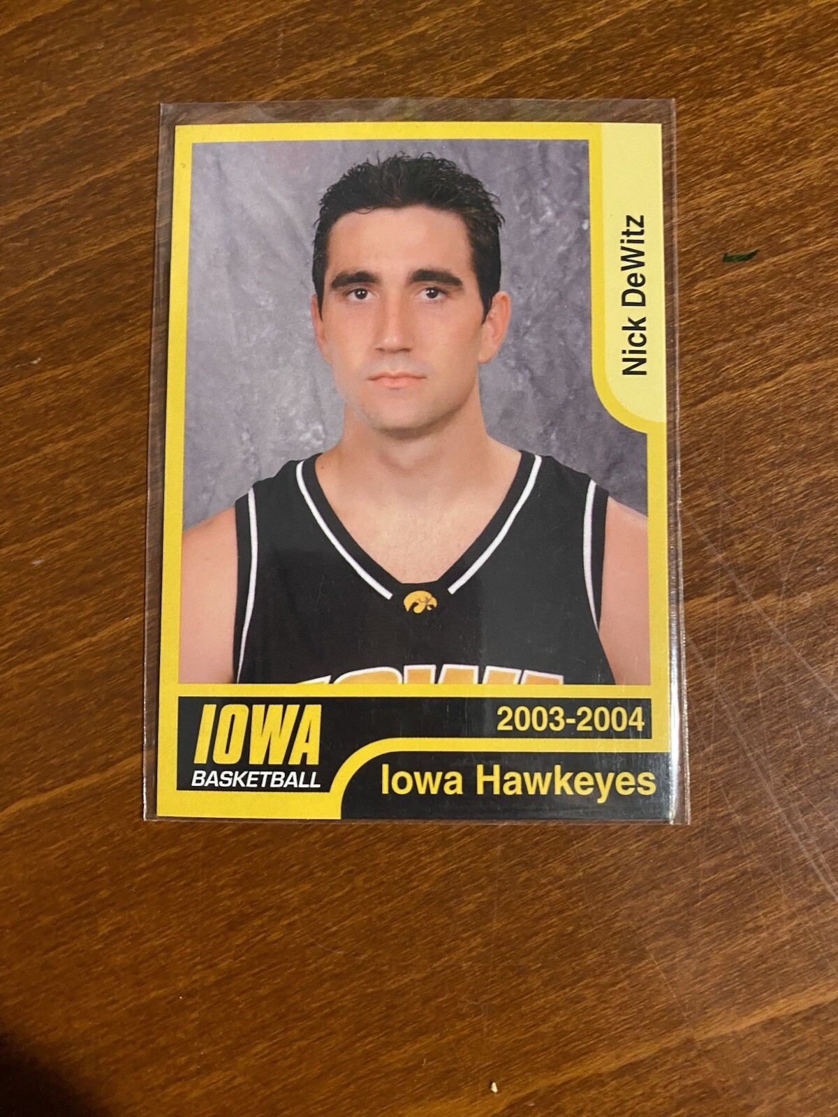 Nick DeWitz Iowa Hawkeyes 2003-04 Basketball Player