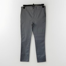   NWT  The Children's Place Chino Pants  Boys  Size 18 Fin  Gray  Uniform Stretch