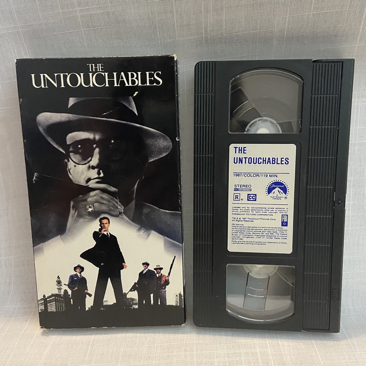 The Untouchables VHS VCR Video Tape Movie Kevin Costner | eBay