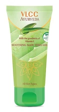 VLCC Ayurveda With the goodness of vitamin E Soothing Aloe Vera Gel, 100g