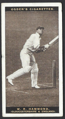 OGDENS - AUSTRALIAN TEST CRICKETERS - W R HAMMOND, GLOUCESTERSHIRE