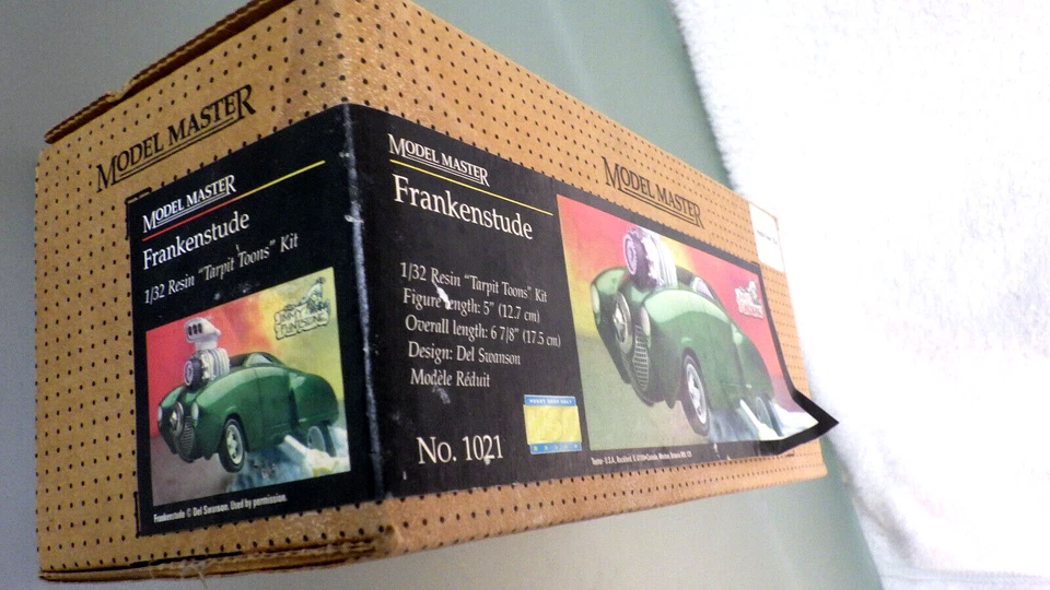 Model Master HSO 1/32 Jimmy Flintstone Resin Hot Rod "Tarpit Toons" FRANKENSTUDE - Image 3 of 4