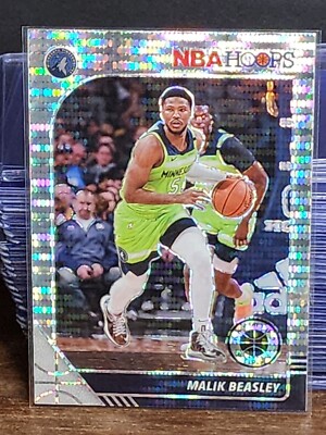 2019-20 Panini NBA Hoops Premium Stock - #49 Malik Beasley Timberwolves