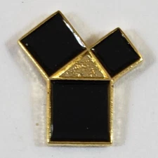 Masonic 47th Problem of Euclid Past Master Lapel Pin Mason (SCA-2025) Freemason