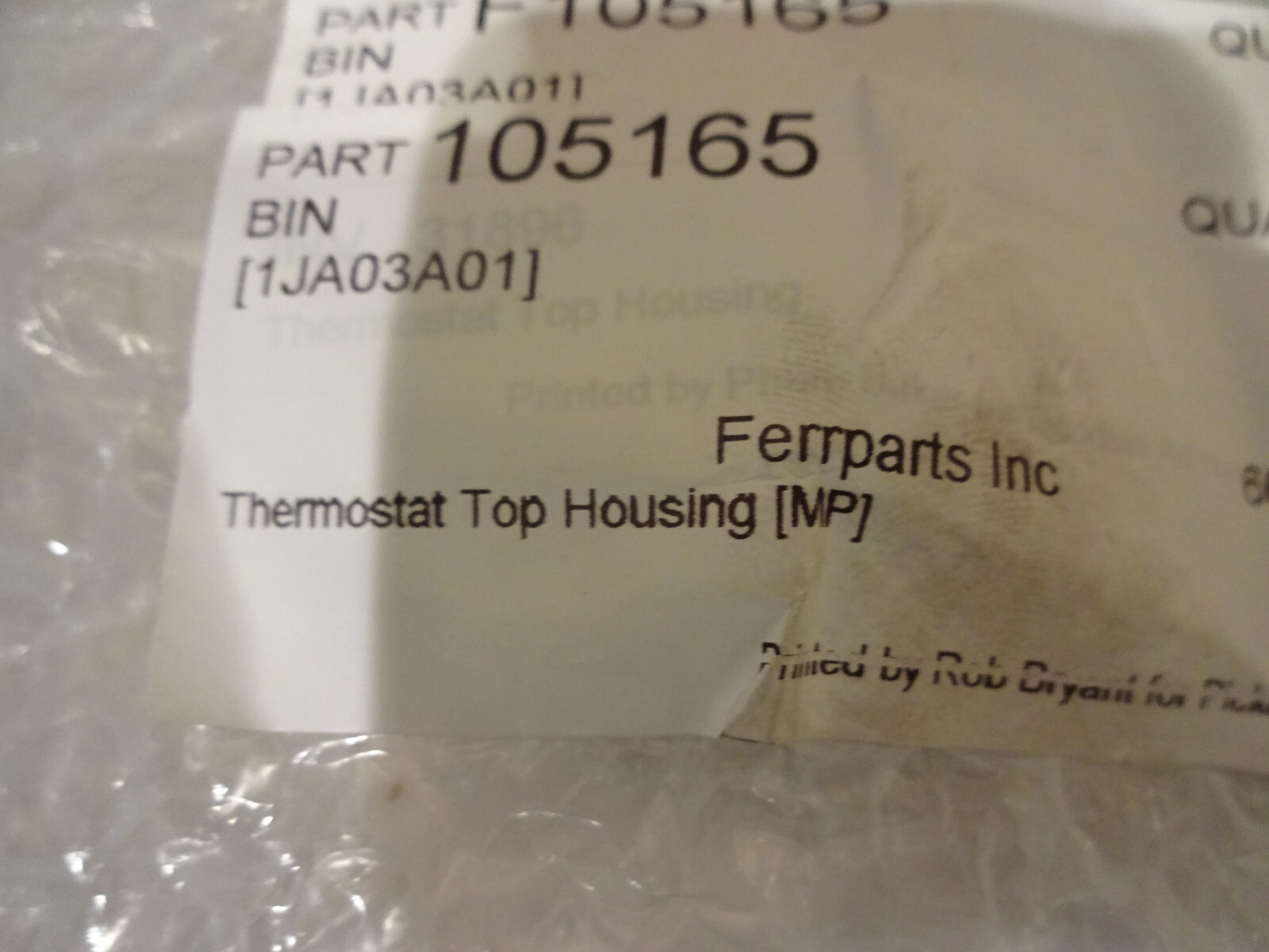 Ferrari 208,288,308,328,Mondial - Thermostat Top Housing (NEW) P/N 105165