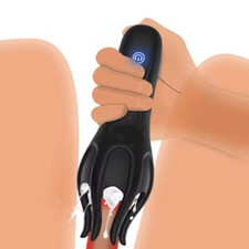 E-stim Shock Vibrator Masturbator Cup Cock Massager Stimulator Sex Toys for Male