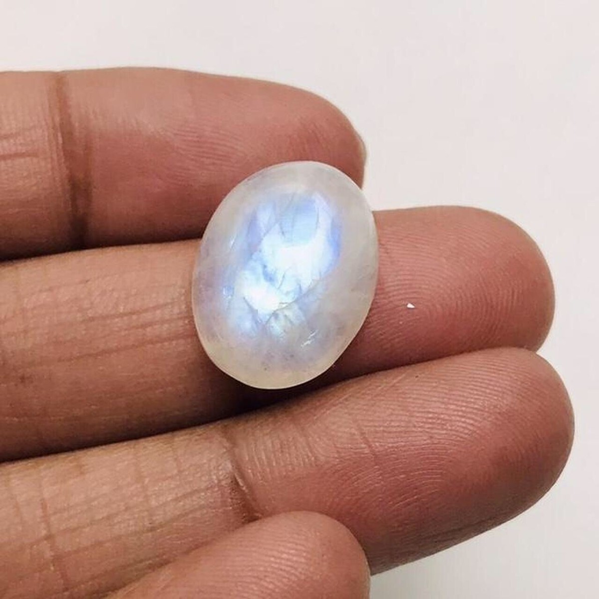 Labradorite & Rainbow Moonstone Oval Shape Gemstone Cabochon-2pc 