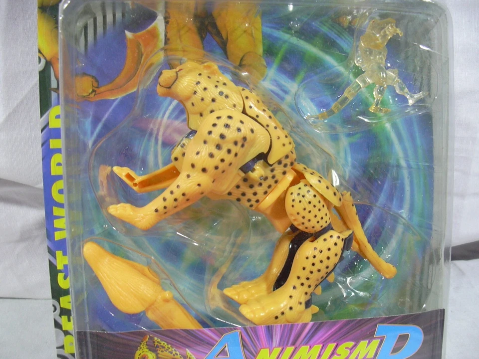 BEAST WARS '90 TRANSFORMERS ANIMISM DEFENDER H. 12 cm CHEETOR LEOPARD MOC - Immagine 3 di 4