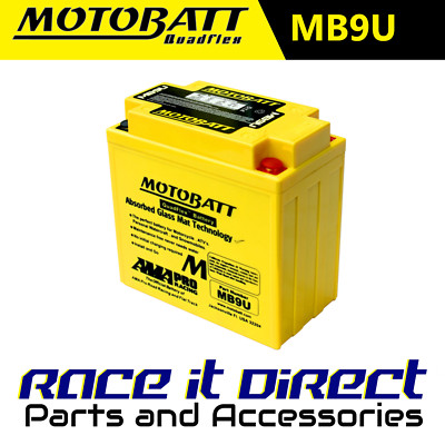 Motobatt Premium Batterie für Mash SEVENTY FIVE 125 2014-2018 MB9U AGM
