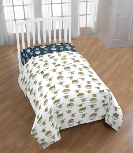 Baby Yoda 3 Piece Twin Sheet Set 