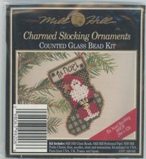 Mill Hill Charmed Tis Noel Stocking MHCS6 Petite Charm Stitch Beading KIT New