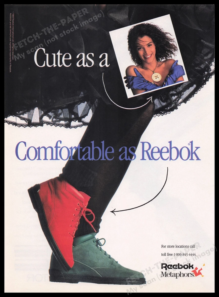 Svane Kritisk næse Reebok Shoes 1980s Print Advertisement Ad 1989 Metaphors | eBay