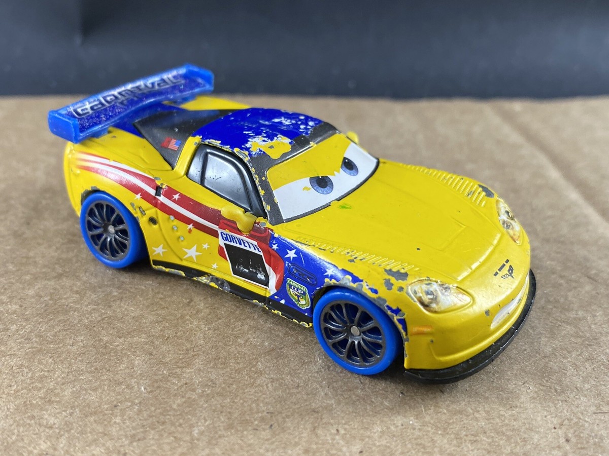 Disney Pixar Cars #24 Carnival, Jeff Gorvette 1/55, COMB