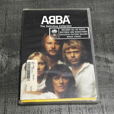 NEW & SEALED Abba - The Definitive Collection (DVD, 2002) Includes all 30 Videos