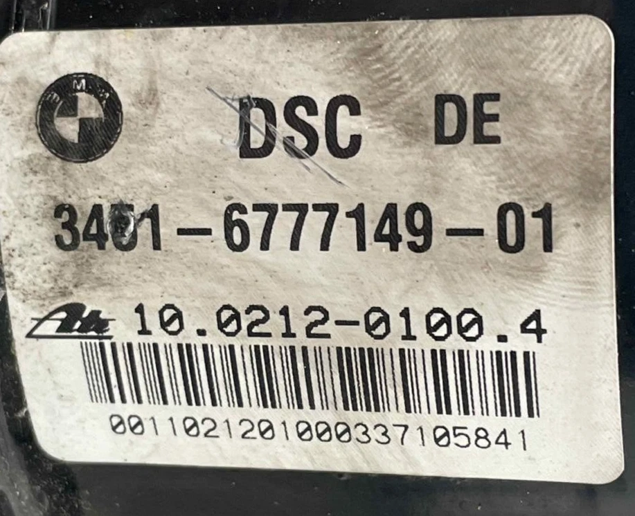 BMW 323i 328i 335i 2007 ABS conjunto de módulo de bomba de freno antibloqueo tracción trasera original OEM Foto 4 de 4