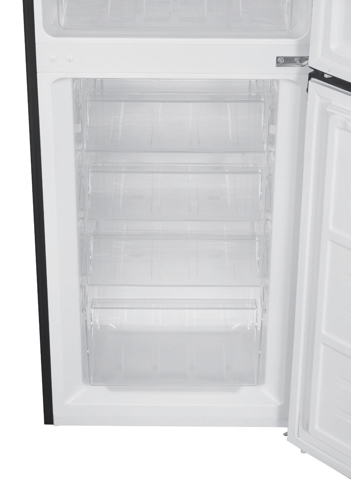Freestanding 50/50 Fridge Freezer, Smart Frost , 254 Litre, Inox