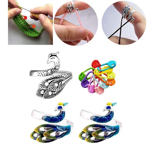 Anneau De Crochet Serpent - Pour Crochet Et Tricot - Support De Tension De Fil