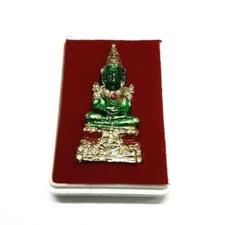 Phra Kaew Morakot Emerald Buddha CollectibleThai Amulet Good Fortune Protection 
