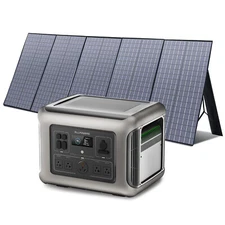 ALLPOWERS 2500W LiFePO4 Solar Generator RV With 400W Portable Solar Panel IP67