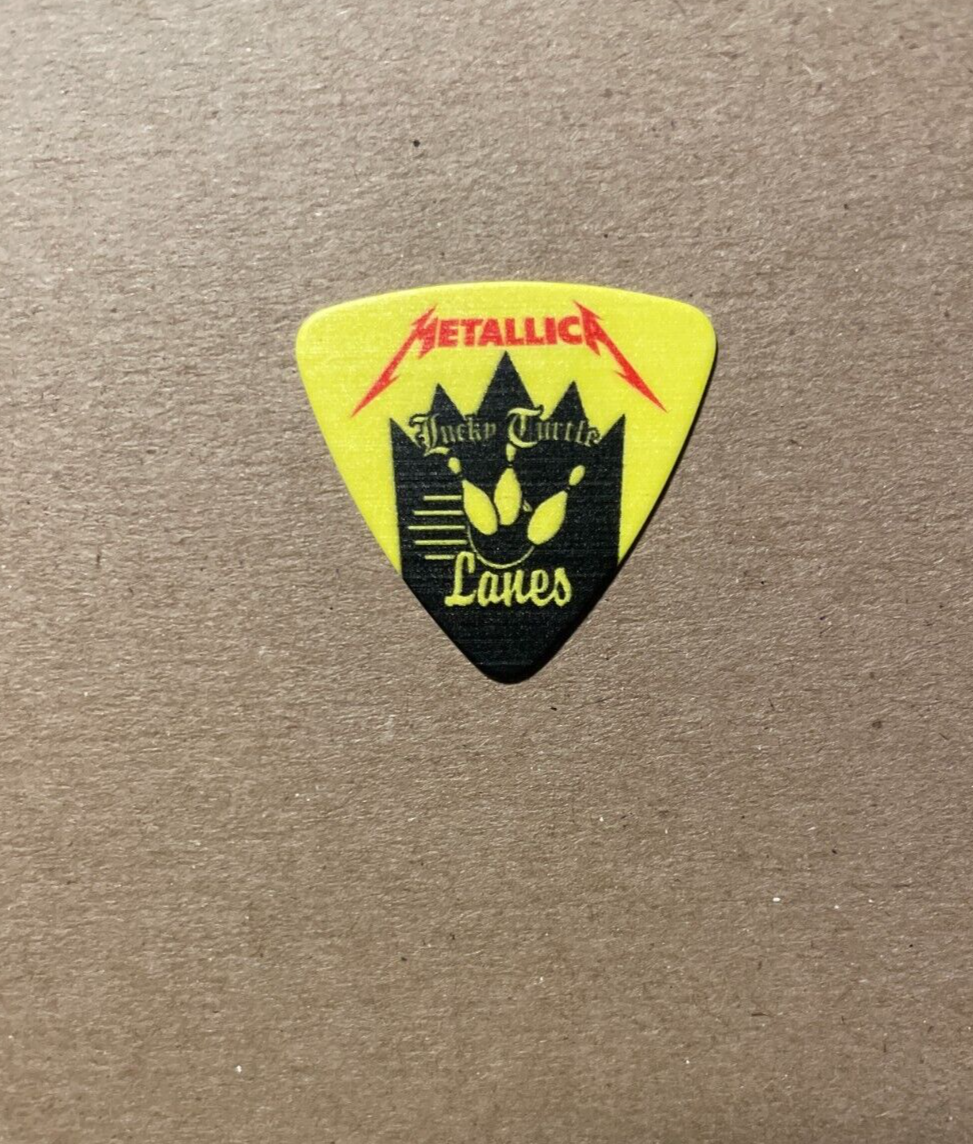 Metallica Event Guitar Pick Minneapolis Memory Lanes bowling 2024 M72 World Tour