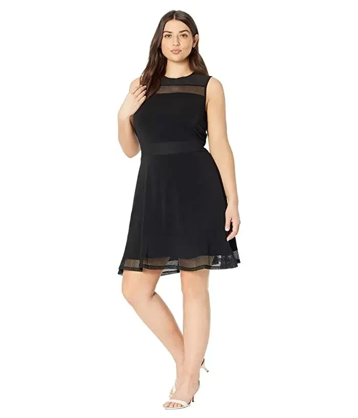 Michael kors fit top and flare dress