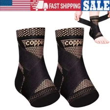 Ankle Brace Support Compression Sleeve Plantar Fasciity Foot Wrap Pain Relief