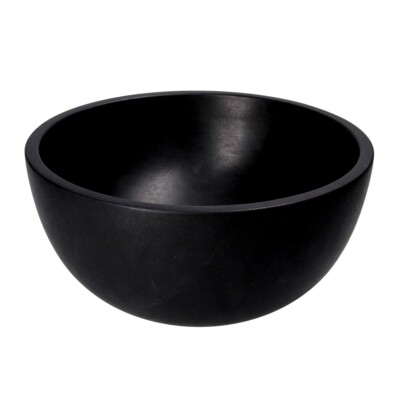 IMSO Lavabo Mini Basalto Nero Aufsatzwaschbecken Waschschüssel 26x13 cm