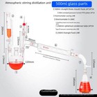 500-2000ml Glassware Set: Atmospheric Stirring Distillation Custom Lab Supply