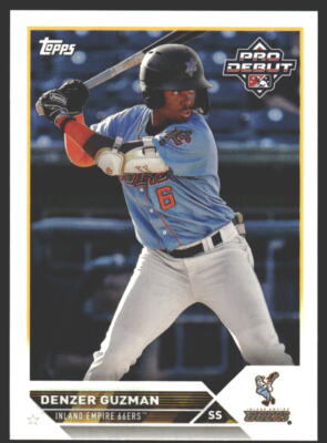 Denzer Guzman #PD-30 2023 Topps Pro Debut | eBay