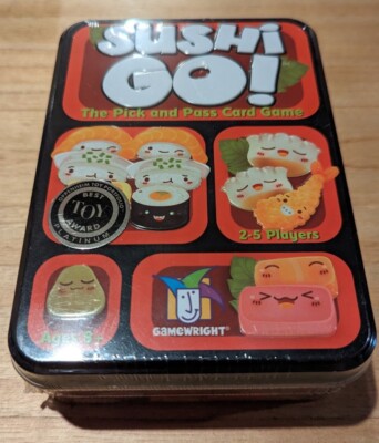 Sushi Go! – Gioco Di Carte Pick And Pass In Scatola Di Latta – Gamewright – Divertente Party Game