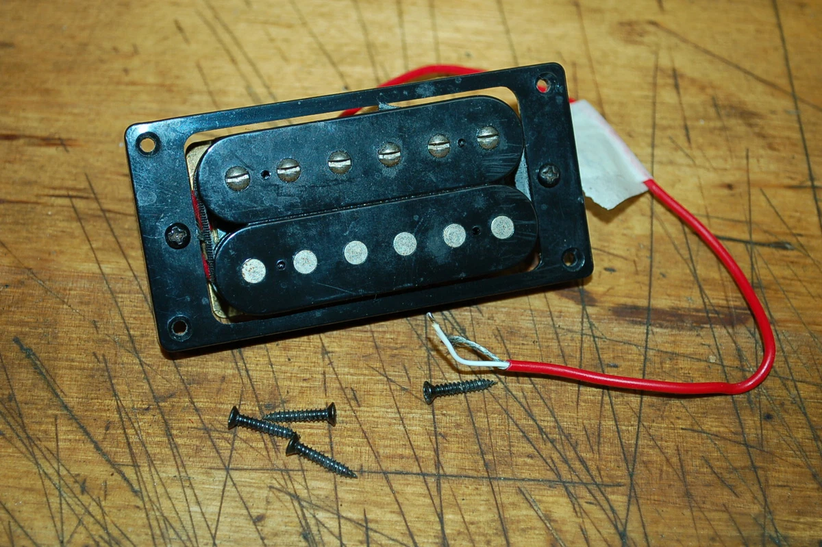Used Dean Vendetta Bridge Humbucker Guitar Pickup Surround