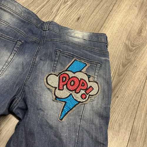 Miss Grant Denim Cuffed Pop! Jeans Age 11/12 unworn b05 - Picture 6 of 9