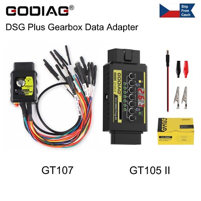 GODIAG GT107+GT105 II DSG Plus Gearbox Data Adapter For DQ250 VL381 Benz BMW