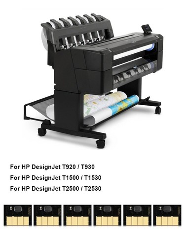 6PC For HP 727 Ink Cartridge Chip New Upgrade For HP DesignJet T920 T930 T1500 - 第 6/6 張圖片