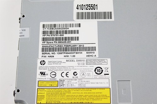 HP Panasonic SW810 Internal Desktop Drive 575781-800 AD-7250H-H5 - Picture 2 of 3