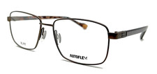 FLEXON - AUTOFLEX 114 210 57/17/145 - BROWN - NEW Authentic TITANIUM EYEGLASSES