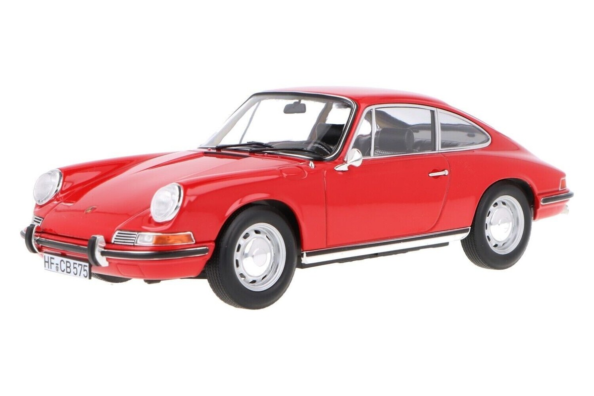 1/18 Porsche 901 911 L Coupe 1968 (Polo Red) Diecast Model Car by 