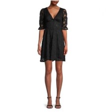 Betsey Johnson Floral Bouquet Mesh Lace Dress Size 0