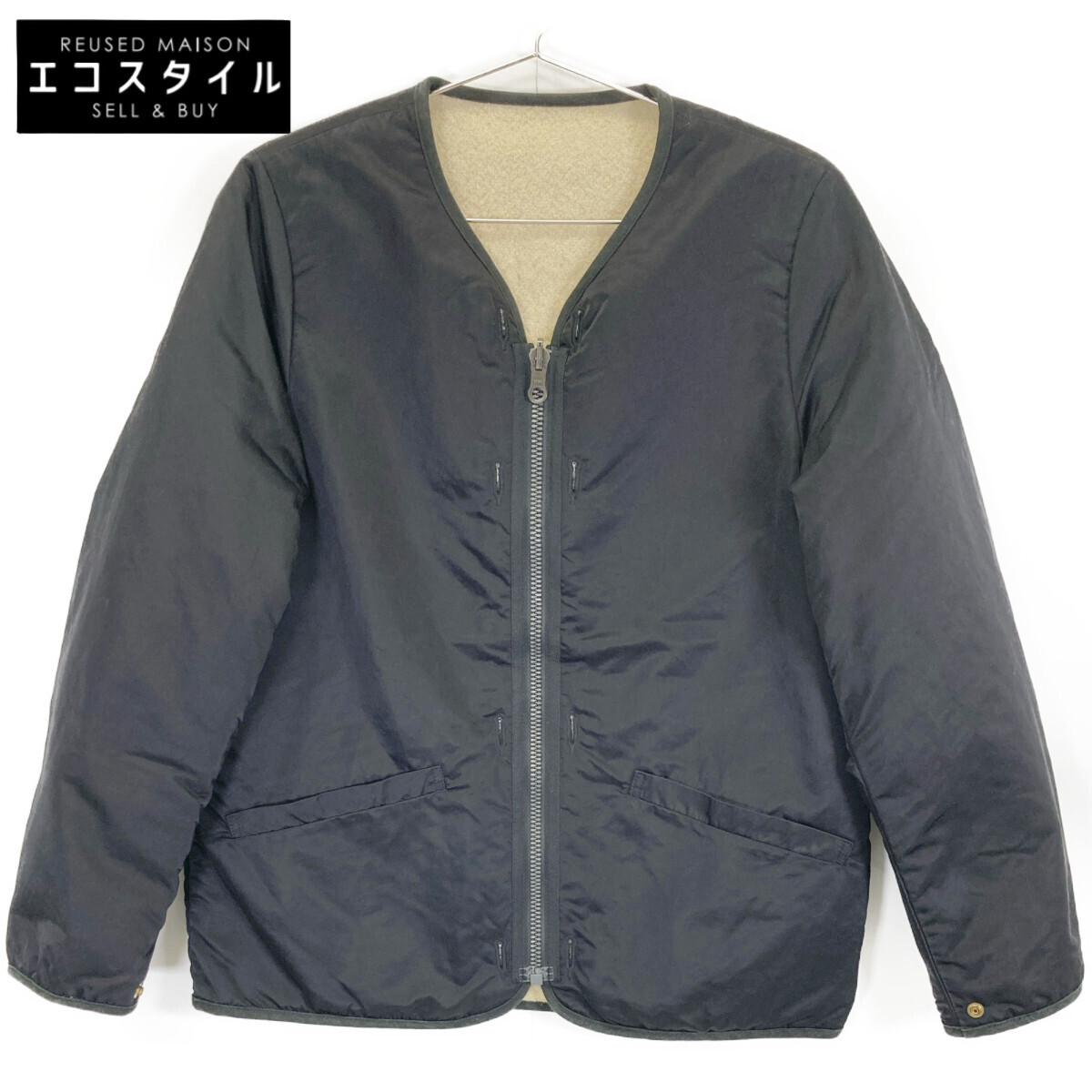 Visvim 16Aw 0116205013036 Iris Black Beige Reversible Liner Jacket 