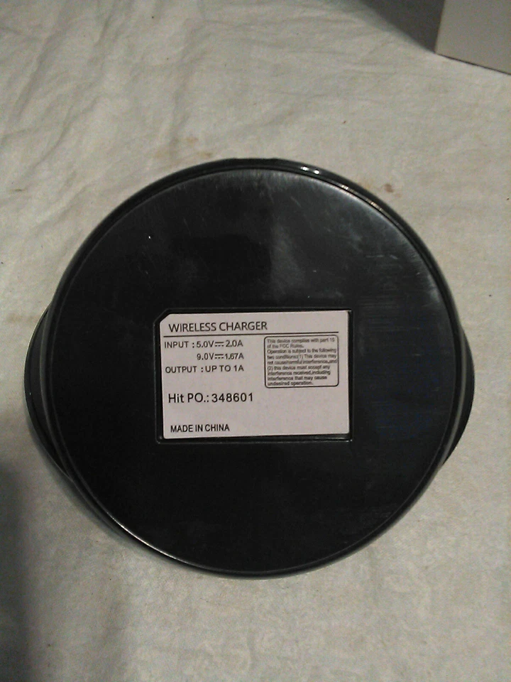 GM General Motors Branded Wireless Charging Pad - Black - Image 3 of 4