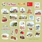 Navy Peony Adesivi da viaggio Tantalizing Türkiye (31 pezzi