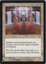Fountain Watch NM #19 The List MTG