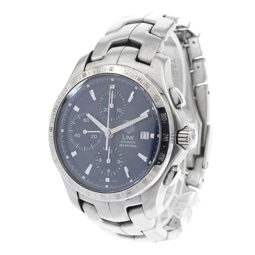 TAG HEUER Link CJF2114.BA0576 Chronograph Navy Dial Automatic Men's Watch_886628 - Picture 2 of 6