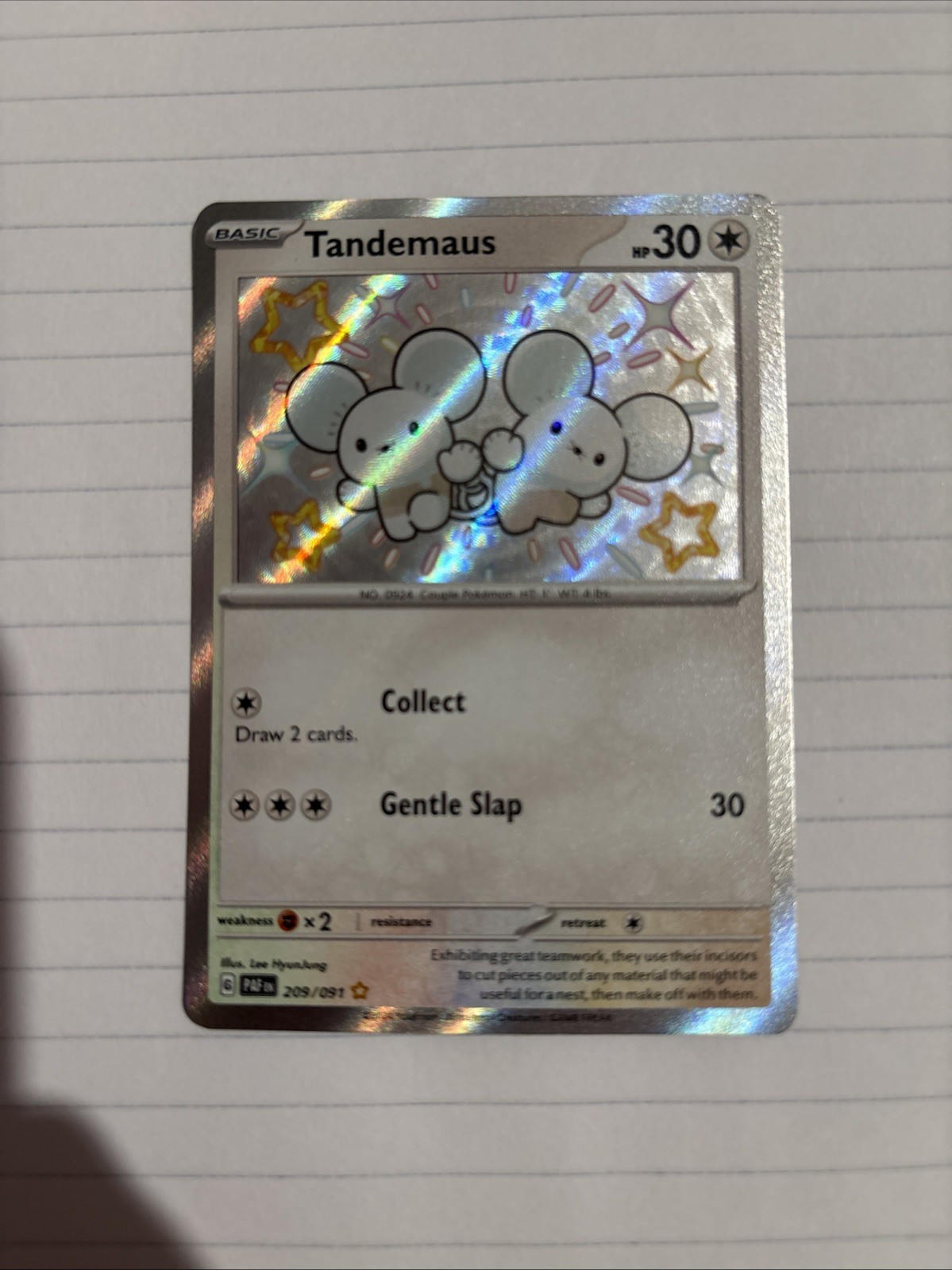 Tandemaus 209/091 SV: Paldean Fates Holo