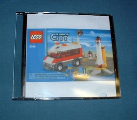 CITY, SPACE SATELLITE LAUNCH PAD SET 3366 - LEGO - 2011 - USED