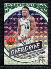 2019-20 Panini Mosaic Overdrive Giannis Antetokounmpo #21 hs9