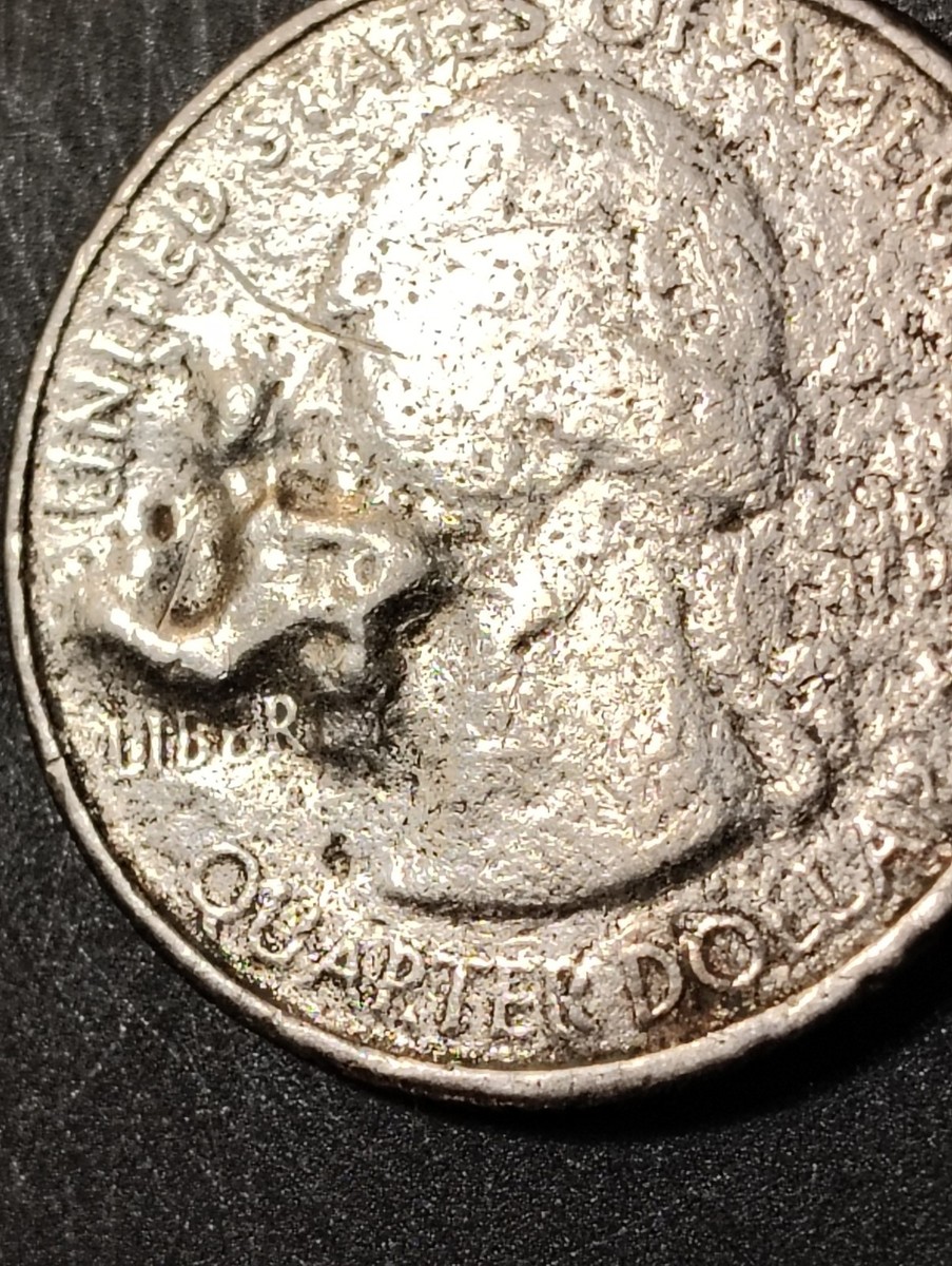 2017 Ozark Riverways D Quarter With Rare Error On Front , No Other