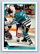 1993-94 Upper Deck - Sergei Makarov #446 San Jose Sharks Hockey Card