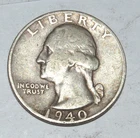 1940 D Washington Quarter, F-VF